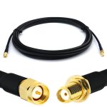 Sma mâle vers sma femelle 1m rg58 cable coaxial - câble d'extension exterieur à faible perte rallonge ... Sma mâle vers sma femelle 1m rg58 cable coaxial - câble d'extension exterieur à faible perte rallonge ...