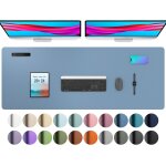 Sous - main, tapis de bureau en cuir pu, tapis de souris, protection de bureau antidrapante, bloc - ...