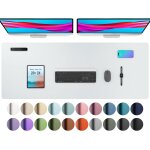 Sous - main, tapis de bureau en cuir pu, tapis de souris, protection de bureau antidrapante, bloc - ...