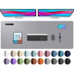 Sous - main, tapis de bureau en cuir pu, tapis de souris, protection de bureau antidrapante, bloc - ...