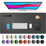 Sous - main, tapis de bureau en cuir pu, tapis de souris, protection de bureau antidrapante, bloc - ...