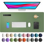 Sous - main, tapis de bureau en cuir pu, tapis de souris, protection de bureau antidrapante, bloc - ...