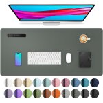 Sous - main, tapis de bureau en cuir pu, tapis de souris, protection de bureau antidrapante, bloc - ...