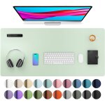 Sous - main, tapis de bureau en cuir pu, tapis de souris, protection de bureau antidrapante, bloc - ...