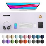 Sous - main, tapis de bureau en cuir pu, tapis de souris, protection de bureau antidrapante, bloc - ...