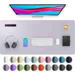 Sous - main, tapis de bureau en cuir pu, tapis de souris, protection de bureau antidrapante, bloc - ...