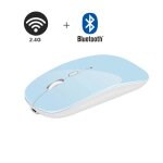 Souris bluetooth sans fil pour ordinateur portable apple macpleair pro retina, souris de jeu muette aste, ...