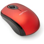 Souris dordinateur sans fil avec nano - rcepteur usb - rouge