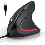 Souris ergonomique, 6400 dpi réglable sur 4 niveaux, souris filaire optique verticale 2, 4 ghz, silencieuse, ... Souris ergonomique, 6400 dpi réglable sur 4 niveaux, souris filaire optique verticale 2, 4 ghz, silencieuse, ...