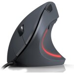 Souris ergonomique, 6400 dpi réglable sur 4 niveaux, souris filaire optique verticale 2, 4 ghz, silencieuse, ... Souris ergonomique, 6400 dpi réglable sur 4 niveaux, souris filaire optique verticale 2, 4 ghz, silencieuse, ...