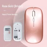 Souris ergonomique sans fil, compatible bluetooth, pour ordinateur portable, ipad, tablette, ordinateur ...