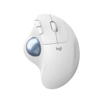 Souris ergonomique sans fil avec trackball contrle prcis longue autonomie blanc yonis