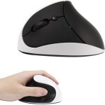 Souris ergonomique, souris verticale sans fil rechargeables 2, 4 g avec rcepteur usb, pour gaucher, ...
