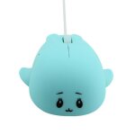 Souris filaire dauphin mignon, mini souris de bureau usb 3d, cadeau pour filles, pc, tablette, ordinateur ...