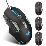 Souris filaire rtroclaire, 8000dpi, pour ordinateur portable de jeu, haute qualit, pour bureau, lumineuse, ...
