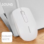 Souris filaire usb 3 boutons dpi 1200 silencieuse, mini souris de travail portable pour ordinateurs portables, ...