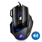 Souris de gaming 5500 dpi, silencieuse, rétro - éclairage pour pc ou portable, périphérique de jeu en ... Souris de gaming 5500 dpi, silencieuse, rétro - éclairage pour pc ou portable, périphérique de jeu en ...