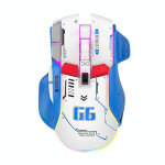 Souris gaming sans fil rgb 12800dpi 10 boutons haute pr�cision silencieuse jaune yonis
