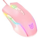 Souris de jeu � c�ble usb antid�rapante, 6 vitesses, lumineuse et �blouissante, pour ordinateur de bureau ...