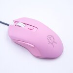 Souris de jeu avec c�ble usb pour ordinateur de bureau silencieuse lumineuse design de belle fille couleur: ...