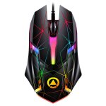 Souris de jeu ergonomique et lumineuse, 3 touches, 1200dpi, usb, pour pc, ordinateur de bureau