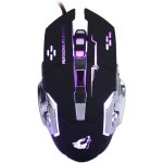 Souris de jeu filaire, souris de jeu optique avec 6 boutons, 4 rtro - clairage respirant, poignes ...
