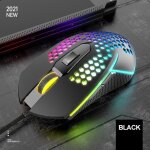Souris de jeu filaire rétroéclairée rgb led, 6 boutons, pour ordinateur portable et pc Souris de jeu filaire rétroéclairée rgb led, 6 boutons, pour ordinateur portable et pc