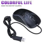 Souris de jeu lumineuse  cble usb, 4800dpi, 6 boutons, clairage led rgb, design ergonomique rglable, ...