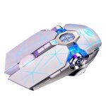 Souris de jeu m�canique silencieuse, filaire, usb, 7 boutons poussoirs, r�tro�clairage led, pour ordinateur ...