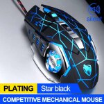 Souris de jeu pro gamer 8d 3200 ug i réglable, optique, filaire, led, ordinateur, câble usb, souris silencieus ... Souris de jeu pro gamer 8d 3200 ug i réglable, optique, filaire, led, ordinateur, câble usb, souris silencieus ...