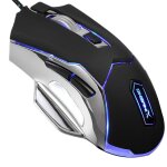 Souris de jeu professionnelle, optique, filaire, r�glable, led, usb, pour ordinateur portable et pc