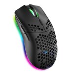 Souris de jeu rvb ultra lgre - coque en nid d'abeille - 65 grammes - max 12 000 cpi - filaire usb - ...