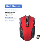 Souris de jeu sans fil avec bouton rglable pour ordinateur de bureau et ordinateur portable, ug i, convient ...