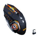 Souris de jeu sans fil rechargeable, bluetooth, 3200dpi, 6 boutons, périphérique silencieux, ergonomique, ... Souris de jeu sans fil rechargeable, bluetooth, 3200dpi, 6 boutons, périphérique silencieux, ergonomique, ...