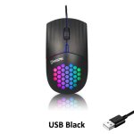 Souris de jeu usb / type c, 1600 ug i, rtro - 4. 2 rvb, coque en accent d'abeille, filaire, pour ordinateur, ...