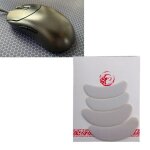 Souris de jeu pour vaxee zygen np - 01, pieds, patins, bord courbe blanc