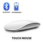 Souris laser sans fil bluetooth rechargeable, silays euse et ergonomique, pour ordinateur pc, apple, ...
