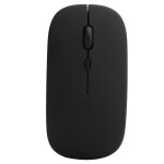 Souris noire sans fil bluetooth 5. 0 bureau silencieux pour tablettes d'ordinateur portable os x / mi ...