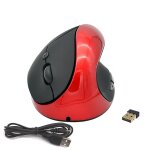 Souris optique ergonomique verticale sans fil 2, 4 g souris rechargeable sans fil ergonomique