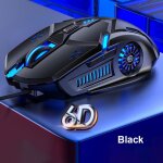 Souris optique de jeu 6 touches pro 6d 1600dpi, filaire et r�glable, pour ordinateur pc et portable, ...