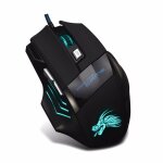 Souris optique de jeu, filaire, 5500dpi, 7 / 6 boutons, clairage led, usb, pour gamer, ordinateur portable ...
