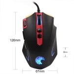 Souris optique de jeu programmable, z - 7300, 3500 dpi, éclairage led, base métallique pour jeux sur ... Souris optique de jeu programmable, z - 7300, 3500 dpi, éclairage led, base métallique pour jeux sur ...