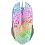 Souris optique de jeu rtroclaire 3200dpi, 4 dpi rglables, design symtrique, forme ergonomique pour ...