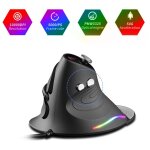 Souris optique de jeu verticale, c - 10 dpi, 5 modes, lumière led rgb, pour gamer sur ordinateur de bureau ... Souris optique de jeu verticale, c - 10 dpi, 5 modes, lumière led rgb, pour gamer sur ordinateur de bureau ...