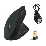 Souris optique de jeu verticale et ergonomique, 6d, usb, 2. 4g, sans fil, pour ordinateur pc et portable, ...