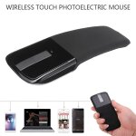 Souris optique pliable sans fil, 1200 dpi, portable, voyage, design ultra fin, pour microsoft arc, 1 ...