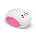 Souris optique sans fil 2. 4g, petite souris ergonomique de bureau, design dessin anim, usb, rose, mini ...