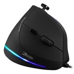 Souris optique verticale rgb, 10000dpi, 11 boutons, pour jeu, ergonomique, filaire, usb, avec joystick ...
