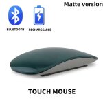 Souris d'ordinateur magique sans fil, bluetooth, rechargeable, tactile, mince, ergonomique, double mode, ...