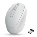 Souris d'ordinateur sans fil 2. 4 ghz, 1600dpi, avec c�ble r�cepteur usb, rechargeable, pour ordinateur ...